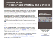 Tablet Screenshot of ijmeg.org